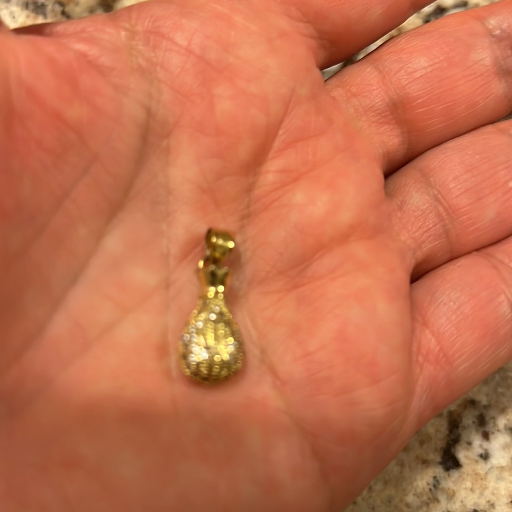 Money bag pendant